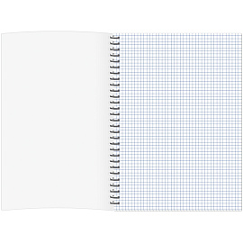 Бизнес-тетрадь Attache Акварель А4 96 листов голубая в клетку на спирали (202x270 мм)