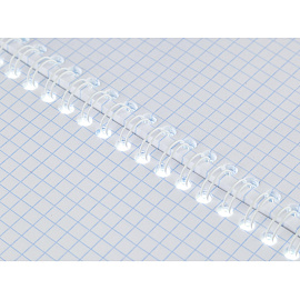 Бизнес-тетрадь Attache Акварель А5 80 листов в клетку на спирали (обложка бирюзовая)