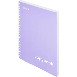 Бизнес-тетрадь Attache Акварель A5 80 листов фиолетовая в клетку на спирали (291x204)