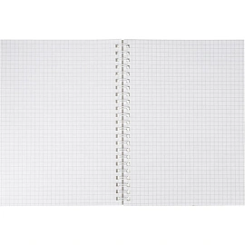 Бизнес-тетрадь Attache Акварель A5 80 листов фиолетовая в клетку на спирали (291x204)