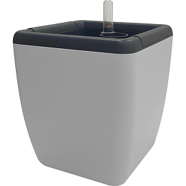 Горшок для цветов с автополивом InGreen Munchen 5 л с внутренней вставкой 2.2 л утренний туман (24.4x19 см)