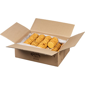 Печенье сдобное Дымка Домашние вафельки с вареной сгущенкой 4 кг