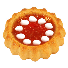 Печенье сдобное Дымка Задумка с клубникой со сливками 3.1 кг