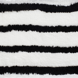 Насадка МОП для швабры-флаундера (плоской) A-VM микрофибра 40x16 см белая/чёрная