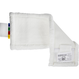 Насадка МОП для швабры-флаундера (плоской) A-VM микрофибра 40x12 см белая