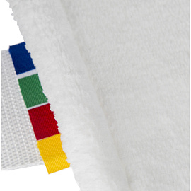 Насадка МОП для швабры-флаундера (плоской) A-VM микрофибра 40x12 см белая