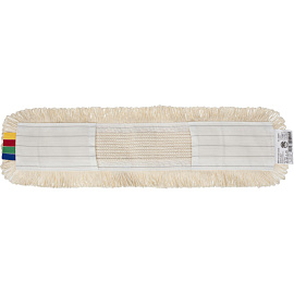 Насадка МОП для швабры-флаундера (плоской) A-VM хлопок 60x11 см белая