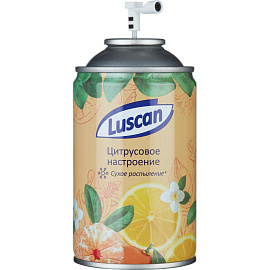 Баллон сменный для автоматического освежителя Luscan Цитрусовое настроение 250 мл