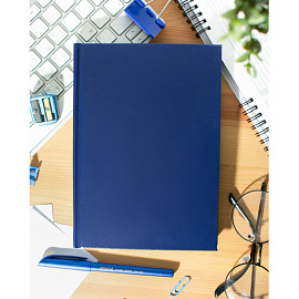 Ежедневник недатированный Attache Ideal балакрон А5 136 листов синий