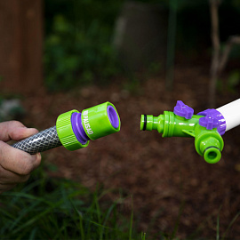 Соединитель для шланга Palisad 3/4 дюйма быстросъемный (66165)