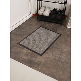 Коврик входной влаговпитывающий ворсовый Luscan Professional 40х60 см серый