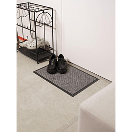 Коврик входной влаговпитывающий ворсовый Luscan Professional 40х60 см серый