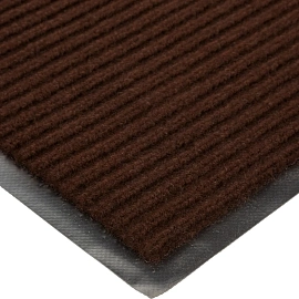 Коврик входной влаговпитывающий ворсовый Luscan Professional 90х120 см коричневый