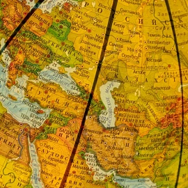 Глобус DMB (Ди Эм Би) физико-политический 25 см с подсветкой