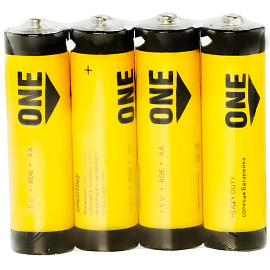 Батарейка SmartBuy ONE AA (R06) солевая. Цена за 1 батарейку