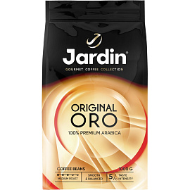 Кофе в зернах Jardin Oro арабика 100% 1 кг (пакет)