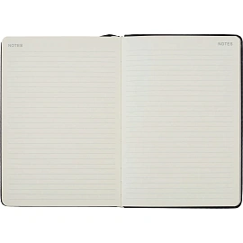 Ежедневник недатированный Attache искусственная кожа А5 136 листов чёрный с фиксирующей резинкой