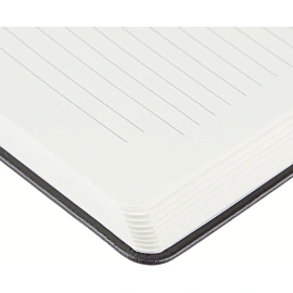 Ежедневник недатированный Attache искусственная кожа А5 136 листов чёрный с фиксирующей резинкой