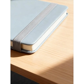 Ежедневник недатированный Attache Diary искусственная кожа А5 136 листов синий с фиксирующей резинкой