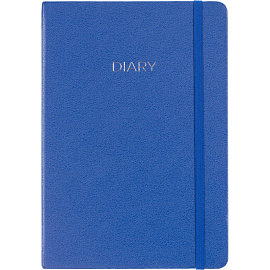 Ежедневник недатированный Attache Journal искусственная кожа А5 136 листов синий с фиксирующей резинкой