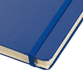 Ежедневник недатированный Attache Journal искусственная кожа А5 136 листов синий с фиксирующей резинкой