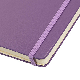 Ежедневник недатированный Attache Diary искусственная кожа А5 136 листов сиреневый с фиксирующей резинкой