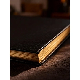 Ежедневник недатированный Attache Plan your life искусственная кожа А5 136 листов чёрный (золотистый обрез)