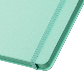 Ежедневник недатированный Attache Story искусственная кожа А5 136 листов мятный с фиксирующей резинкой (мятный обрез)