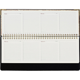 Планинг недатированный Bruno Visconti Persona искусственная кожа 305x130 мм 64 листа чёрный