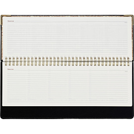 Планинг недатированный Bruno Visconti Persona искусственная кожа 305x130 мм 64 листа чёрный