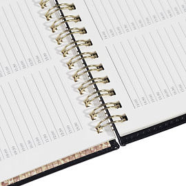 Планинг недатированный Bruno Visconti Persona искусственная кожа 305x130 мм 64 листа чёрный