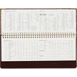 Планинг недатированный Bruno Visconti Persona искусственная кожа 305x130 мм 64 листа коричневый