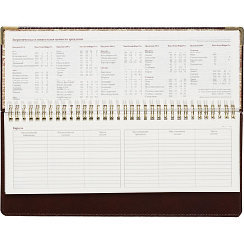 Планинг недатированный Bruno Visconti Persona искусственная кожа 305x130 мм 64 листа коричневый