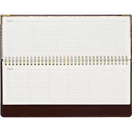 Планинг недатированный Bruno Visconti Persona искусственная кожа 305x130 мм 64 листа коричневый