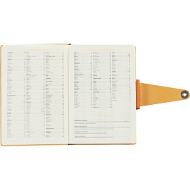 Ежедневник недатированный Bruno Visconti Primavera искусственная кожа А5 136 листов оранжевый, 3-536/03