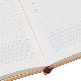 Ежедневник недатированный Bruno Visconti Primavera искусственная кожа А5 136 листов оранжевый, 3-536/03