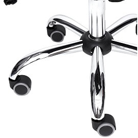 Кресло офисное TetChair Urban-Low чёрное (экокожа, металл)