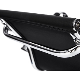 Кресло офисное TetChair Urban-Low чёрное (экокожа, металл)