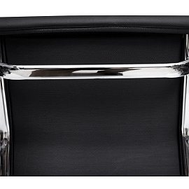 Кресло офисное TetChair Urban-Low чёрное (экокожа, металл)