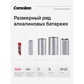 Батарейка ААА мизинчиковая Camelion Plus Alkaline блистер (4 штуки в упаковке)