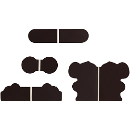 Закладки магнитные для книг, 4шт., Мульти-Пульти "Чебурашка