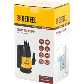 Насос дренажный для грязной воды Denzel DP800A (97219)