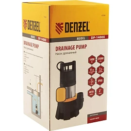 Насос дренажный для грязной воды Denzel DP1400X (97228)
