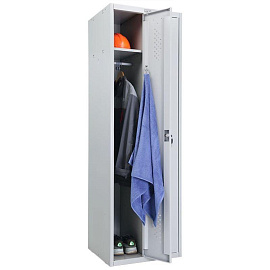 Шкаф для одежды металлический Практик Стандарт LS-21-60 (серый, 600х500х1860 мм)