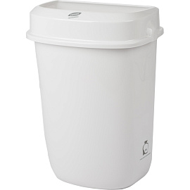 Контейнер для мусора подвесной Luscan Professional 32 л пластик белый (57x41.39x28 см)