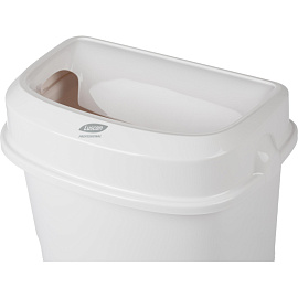 Контейнер для мусора подвесной Luscan Professional 32 л пластик белый (57x41.39x28 см)