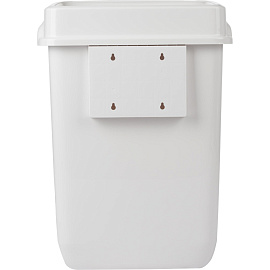 Контейнер для мусора подвесной Luscan Professional 32 л пластик белый (57x41.39x28 см)