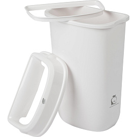 Контейнер для мусора подвесной Luscan Professional 12 л пластик белый (51.8x32.8x19.5 см)