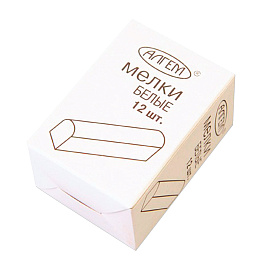 Мел Алгем белый 12 штук