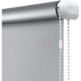 Рулонная штора Blackout полиэстер серая (40х170 см)
